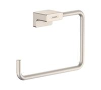 Hansgrohe AddStoris Modern Towel Ring in Brushed Nickel, 41754820