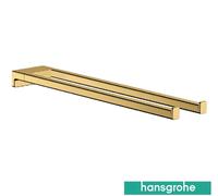 Hansgrohe AddStoris Polished Gold Wall Mounted Twin Towel Holder