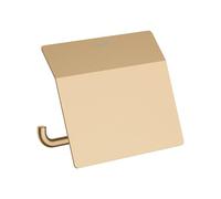 Toilet Roll Holder Hansgrohe AddStoris with lid 153x86mm Brushed Bronze