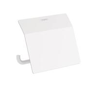 Toilet Roll Holder Hansgrohe AddStoris with lid 153x86mm White Matt