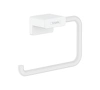 hansgrohe AddStoris Roll holder without cover, matt white, 41771700