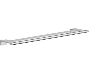 hansgrohe AddStoris S - double towel rail, towel holder for wall mounting, concealed fastening, bathroom accessories, chrome, 41763000