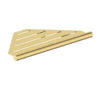 hansgrohe AddStoris S Modern Corner Basket in Brushed Gold Optic, 41761250