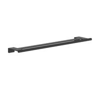 hansgrohe AddStoris S Modern Double Towel Bar in Matte Black, 41763670
