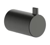 hansgrohe AddStoris S Modern Single Hook in Brushed Black Chrome, 41762340