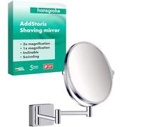 Shaving Mirror Without Light Hansgrohe AddStoris ø 188 mm Chrome