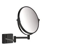 Shaving Mirror Without Light Hansgrohe AddStoris ø 188 mm Black Mat