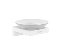Wall Mounted Soap Dish Hansgrohe AddStoris ceramic 109x107x52mm White Matt