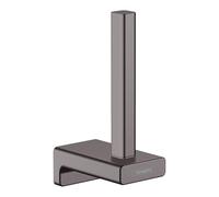 Toilet Roll Holder Hansgrohe AddStoris for replacement paper roll 48x147mm Brushed Black Chrome