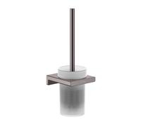 hansgrohe AddStoris Toilet brush holder wall-mounted, brushed black chrome, 41752340
