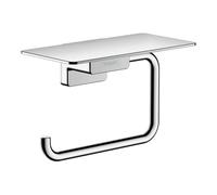 AddStoris Wall-mounted Roll holder with shelf, Chrome (41772000)