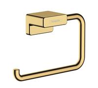 hansgrohe AddStoris Roll holder without cover, polished gold-optic, 41771990