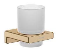 hansgrohe AddStoris Toothbrush tumbler, brushed bronze, 41749140
