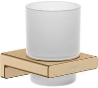 hansgrohe AddStoris Toothbrush tumbler, brushed bronze, 41749140