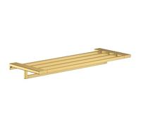 Wall Mounted Towel Rack Hansgrohe AddStoris with shelf 648x72mm Polished Gold Optic