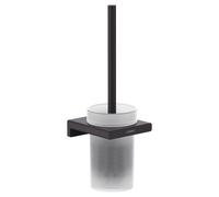 hansgrohe AddStoris Wall Mounted Toilet Brush Holder Matt Black - 41752670