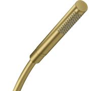 Hansgrohe Axor 1jet hand shower; color: Brushed Brass