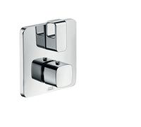 Hansgrohe Axor Urqu 11732000 Final Assembly Set Iolar Flush-Mounted Thermostat with Shut-Off Valve, Chrome