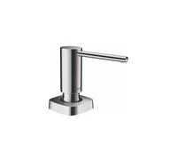 hansgrohe Bath and Kitchen Sink Soap Dispenser Metris 4-inch Modern Soap Dispenser in Chrome 40468001
