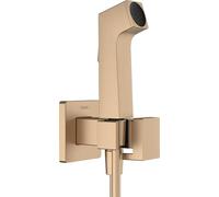 Toilet Shower Hansgrohe E 1 spray, EcoSmart, shower holder, shower hose 125 cm Brushed Bronze 29233140
