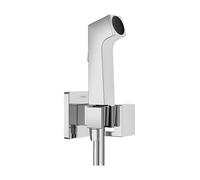Bidet Tap Hansgrohe Bidette 1jet E EcoSmart+ cold water hand shower with holder and 125 cm hose, square Chrome 29231000