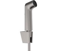 Toilet Shower Hansgrohe 1 spray, EcoSmart, Porter S shower holder, shower hose 125 cm Brushed Black Chrome 29238340