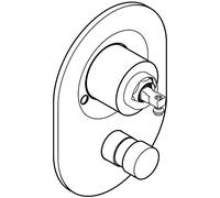 hansgrohe Conversion kit from Mixer Ball to M3 Cartridge for Bath Mixers for Concealed Installation (80 mm), Matching Handle Required Separately, Chrome, 96385000