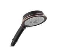 hansgrohe Croma 100 Classic Low Flow 5-inch Handheld Shower Head Classic 3 Full Pulsating Massage Intense Turbo 04753920 Rubbed Bronze