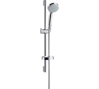hansgrohe Croma 100 Shower set Vario EcoSmart 9 l/min with shower rail 65 cm and soap dish