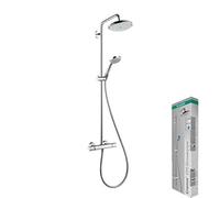 hansgrohe Croma - Shower System Showerpipe 220 Air 1jet with Thermostatic Mixer chrome