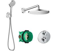 Hansgrohe Croma 280 1Jet Thermostatic Shower System With Ecostat S - Chrome