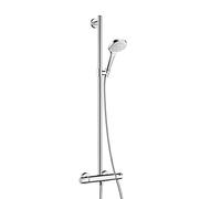 hansgrohe Croma Select E SemiPipe Multi with thermostatic shower mixer