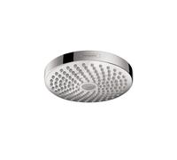 hansgrohe Croma Select S 7-inch Showerhead Modern 2-Spray Rain IntenseRain with QuickClean in Chrome 04825000