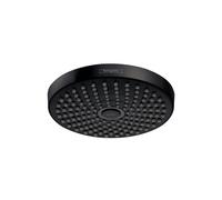 hansgrohe Croma Select S 7-inch Water Saving Low Flow Showerhead Modern 2-Spray Rain IntenseRain with QuickClean in Matte Black 04388670