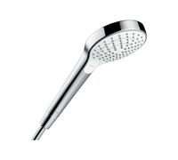 Hansgrohe Croma Select S Hand Shower 110 Vario Water-Saving 9 Litre/min, White/Chrome, 26803400