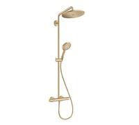 Hansgrohe Thermostatic Shower Croma 1 jet Brushed bronze 26890140