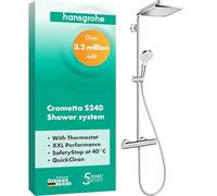 Hansgrohe Thermostatic Shower Crometta E 240 Square 27271000
