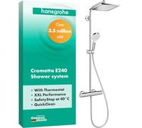 Hansgrohe Thermostatic Shower Crometta E 240 Square 27271000