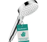 hansgrohe Crometta Hand shower 100 Vario water-saving 6 l/min, white/chrome, 26336400