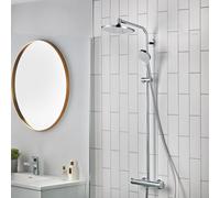 hansgrohe Crometta S - Shower System Showerpipe 240 1jet with Thermostatic Mixer EcoSmart chrome