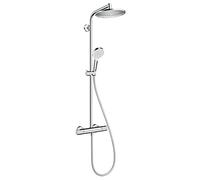 hansgrohe Crometta S - Shower System Showerpipe 240 1jet with Thermostatic Mixer EcoSmart chrome
