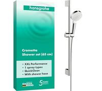 Hansgrohe Shower Set Crometta 1jet with Shower Bar 650mm White/Chrome