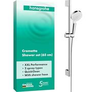hansgrohe Crometta Vario 100 shower set 0.65 m, 2 spray modes, white/chrome