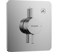 Concealed Shower Tap Hansgrohe DuoTurn Q Recessed 1 outlet 155x155mm Chrome