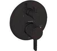 hansgrohe Ecostat E Modern Premium Volume and Auto Temperature Control 2-Handle Thermostatic Shower Valve Trim in Chrome, 15707001