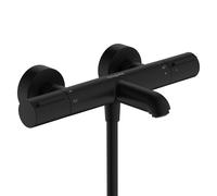 Thermostatic Bath Shower Mixer Tap Hansgrohe Ecostat Element Black Mat 13347670