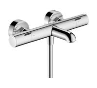 Thermostatic Bath Shower Mixer Tap Hansgrohe Ecostat Fine Chrome 13325000
