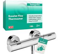 Thermostatic Shower Mixer Hansgrohe Ecostat Fine Chrome 13324000