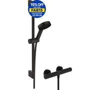 Shower Set Hansgrohe Pulsify Select S EcoSmart, thermostatic, Ecostat Fine Black Mat 24262670