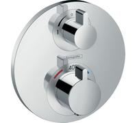 hansgrohe Ecostat - Concealed Thermostat for 2 outlets chrome